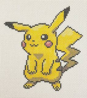 Nightowls Needlepoint NON-Pika Pikachu by Nightowls Needlepoint (thumbnail)