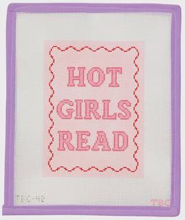 Hot Girls Read - Pink by Mopsey Designs (thumbnail)