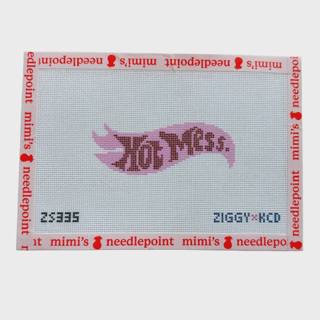 Hot Mess Needlepoint Canvas by KCN Designers (thumbnail)