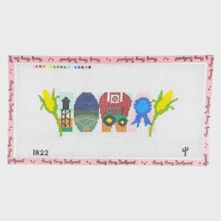 Iowa Pillow by Cactus Needlepoint (thumbnail)
