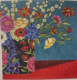 Flowers in Floral Vase by Alice Peterson (thumbnail)