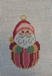 Striped Santa Ornament by KCN Designers (thumbnail)