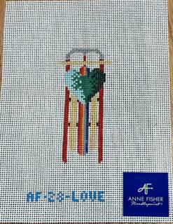 Anne Fisher AF28-Love Sled by Anne Fisher Needlepoint (thumbnail)