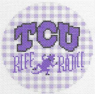 TCU Gingham Round by Wipstitch Needleworks (thumbnail)