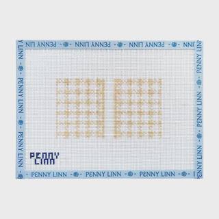 Houndstooth Fanch Clutch Insert Canvas by Penny Linn Designs (thumbnail)