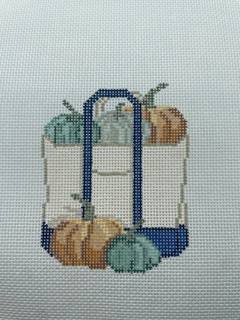 Pumpkin Tote by Wheelhaus Needlepoint (thumbnail)