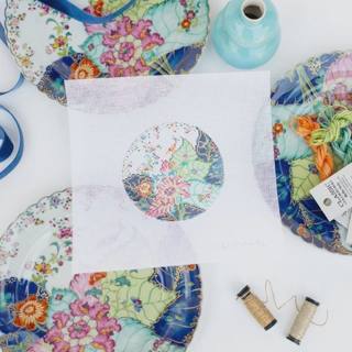 CLV014-TL Tobacco Leaf Plate by C'ate La Vie (thumbnail)