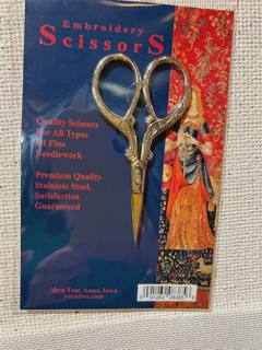 Imperial Gold Handle Embroidery Scissors by Fleur de Paris (thumbnail)