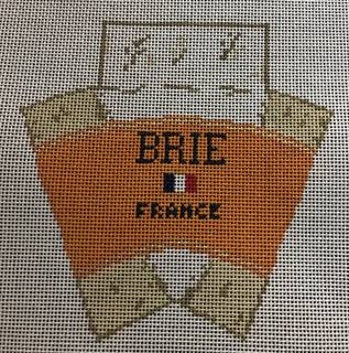 3D Wedge of Brie by Stitch Style Needlepoint (thumbnail)