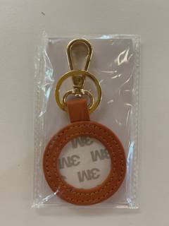 Leather Key Fob - Orange by Tilli Tomas (thumbnail)