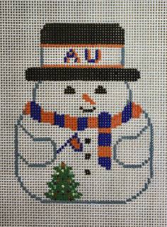 AU snowman ornament by Julia’s Needleworks (thumbnail)