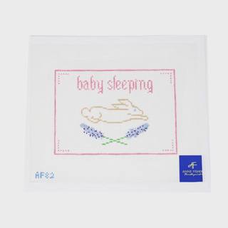 Baby Sleeping Pink by Anne Fisher Needlepoint (thumbnail)
