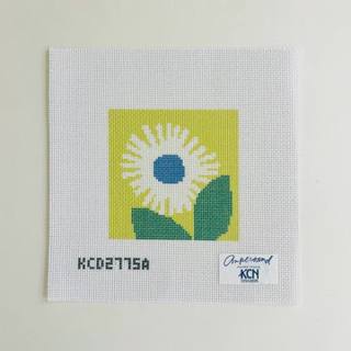 Floral Square A Canvas by KCN Designers (thumbnail)