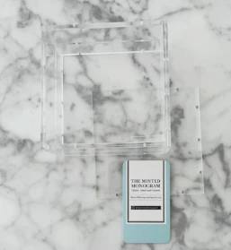 Minted Monogram Acrylic 4.25" Square by Minted Monogram (thumbnail)