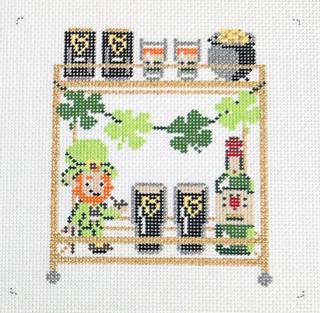 St. Patrick's Bar Cart by Morgan Julia Designs (thumbnail)