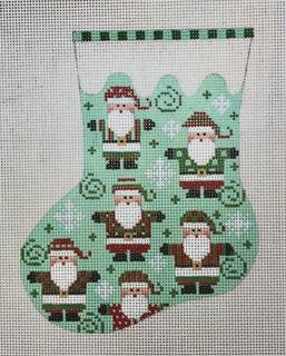 santa mini sock by Danji Designs (thumbnail)