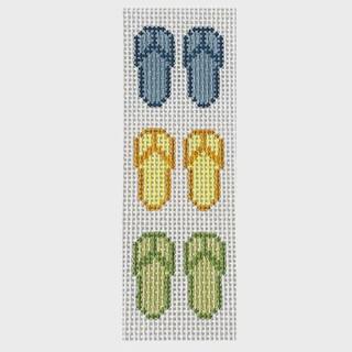 Flip Flops Blue Bookmark by J. Childs Designs (thumbnail)