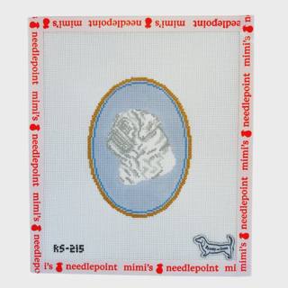 The Pug Dog Cameo by Atlantic Blue Canvas (thumbnail)