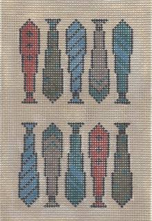 Neckties Credit Card Insert by Lee's Needle Arts (thumbnail)