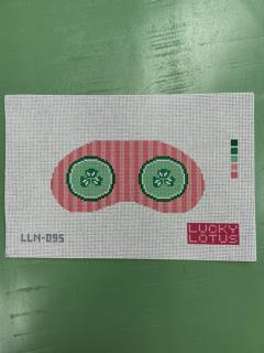 Cucumber Sleep Eye Mask by Lucky Lotus (thumbnail)