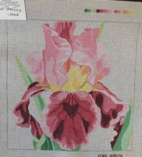 Wine & Roses Iris 2 by Jean Smith Designs (thumbnail)