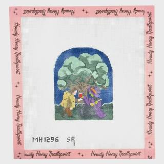 Witch's Cauldron Stand-Up by Susan Roberts Needlepoint (thumbnail)