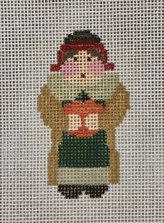 tiny pilgrim lady by Kathy Schenkel (thumbnail)