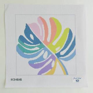 Multicolor Palm Print Leaf KCD4646 by KCN Designers (thumbnail)