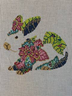 Sitting Tobacco Bunny by The Gingham Stitchery (thumbnail)