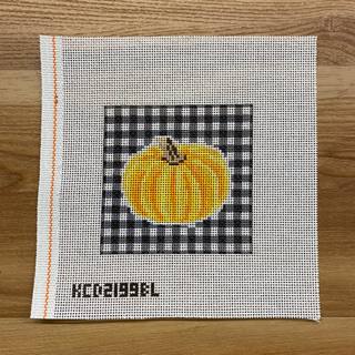 Pumpkin on Gingham by KCN Designers (thumbnail)