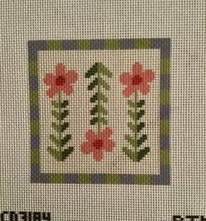 Folk Art Floral Square One by KCN Designers (thumbnail)