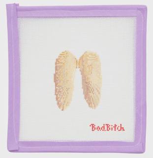Angel Wings Shell by Bad Bitch Needlepoint (thumbnail)