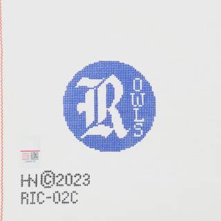 Rice 3" Round by Hedgehog Needlepoint (thumbnail)