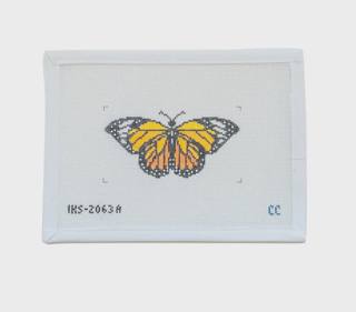 Monarch Butterfly Ornament Canvas by Initial K Studio (thumbnail)