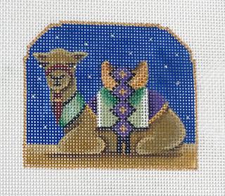sky nativity set, green camel by Rebecca Wood Designs (thumbnail)