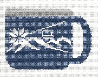 Camping Mug - Ski by Fire and Iris Designs (thumbnail)