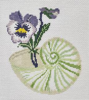 Plum Stitchery IS-11-B-13 Pansies by Plum Designs (thumbnail)