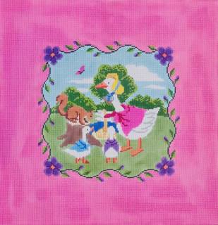 Goose Picnic by Liz Goodrick-Dillon (Tapestry Tent, via Susan Roberts) (thumbnail)