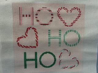 Ho Ho Ho Candy Cane Square by Edie and Ginger (via CBK) (thumbnail)