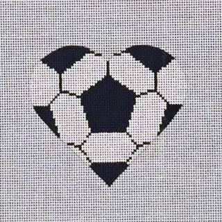 Pepperberry HT-SP01 Soccer Ball Heart by Pepperberry Designs (thumbnail)
