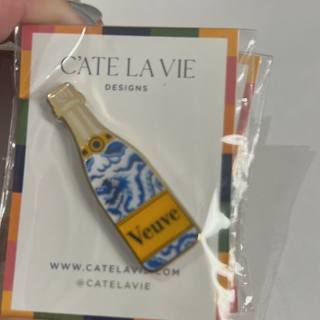 Chinoiserie Champagne Needleminder by C'ate La Vie (thumbnail)