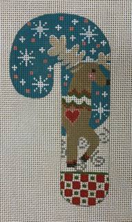 reindeer with heart candy cane by Danji Designs (thumbnail)