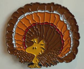 Woodstock as turkey - Peanuts Needleminder by Officially Needlepoint (thumbnail)