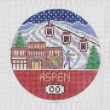 Aspen, CO Round - Trunk Show by Doolittle Stitchery (thumbnail)