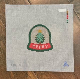 Jenny Koland: Merry Globe Canvas by Mopsey Designs (thumbnail)