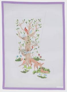 Animal Tree Stocking by CBK Needlepoint (thumbnail)
