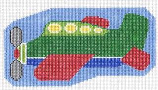 Airplane Canvas by Doolittle Stitchery (thumbnail)