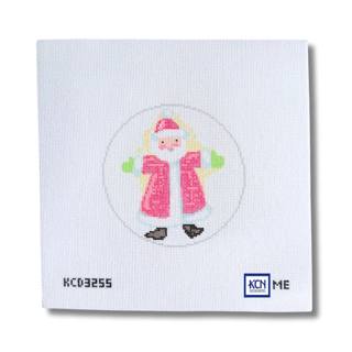 Santa Ornament Needlepoint Canvas by KCN Designers (thumbnail)