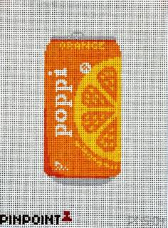 Orange Poppi by Pinpoint Needlepoint (thumbnail)