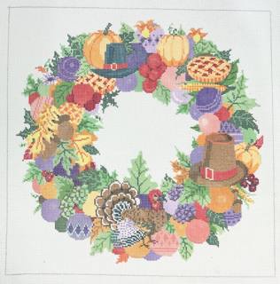 fall wreath by A Stitch in Time (thumbnail)